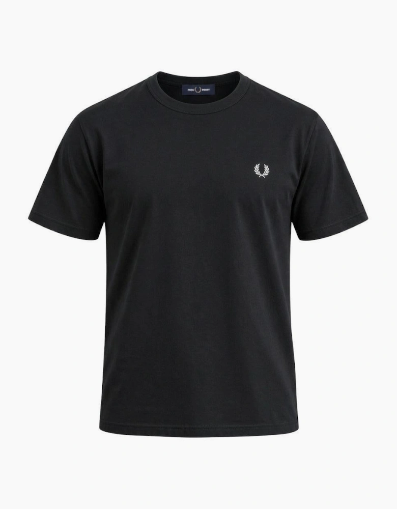 Fred Perry Ringer T-Shirt Black
