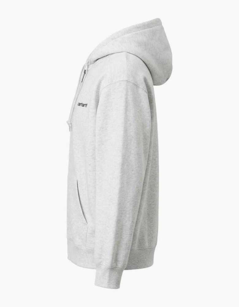 Carhartt WIP Hooded Archive Lines Sweatshirt Jacket Ash Heather