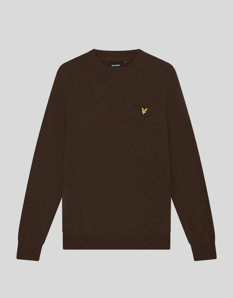 Lambswool Blend Crew Neck Jumper