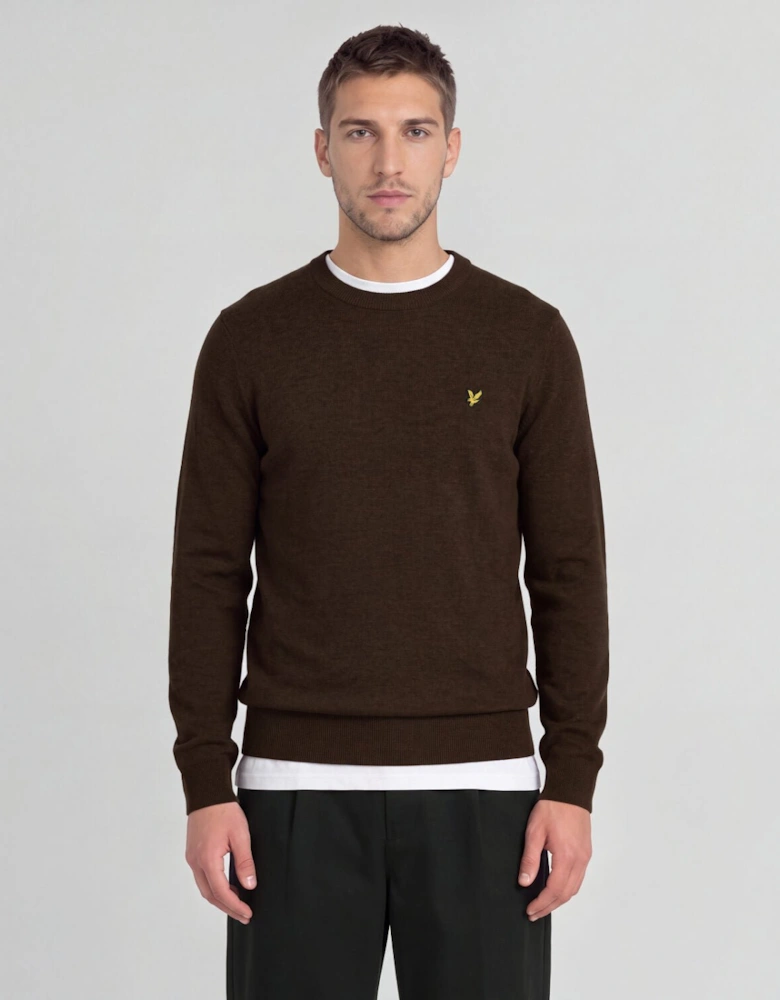 Lambswool Blend Crew Neck Jumper