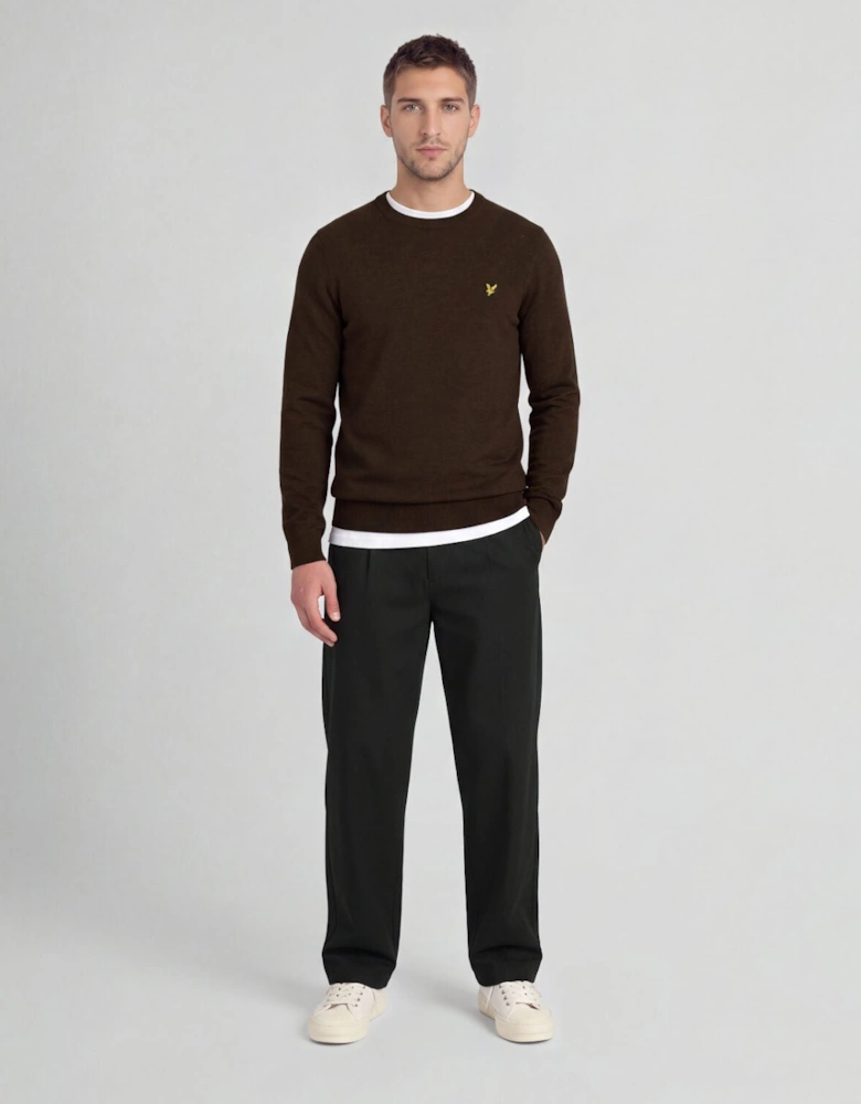 Lambswool Blend Crew Neck Jumper
