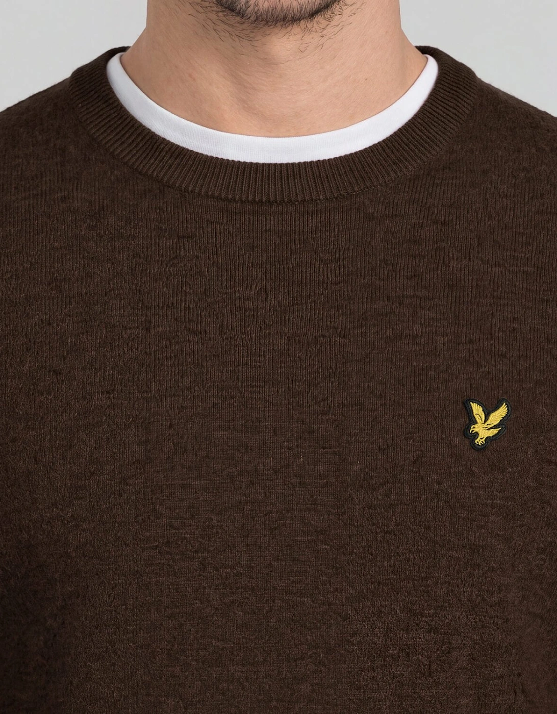 Lambswool Blend Crew Neck Jumper