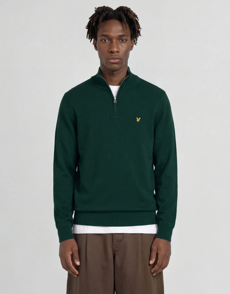 Cotton Merino 1/4 Zip Jumper