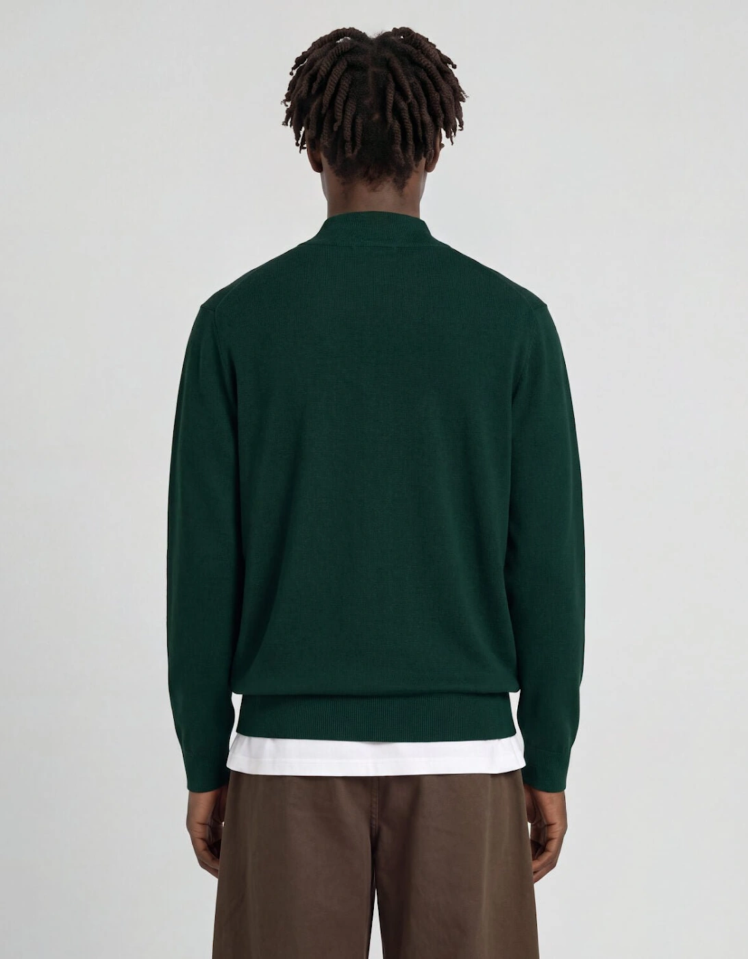 Cotton Merino 1/4 Zip Jumper