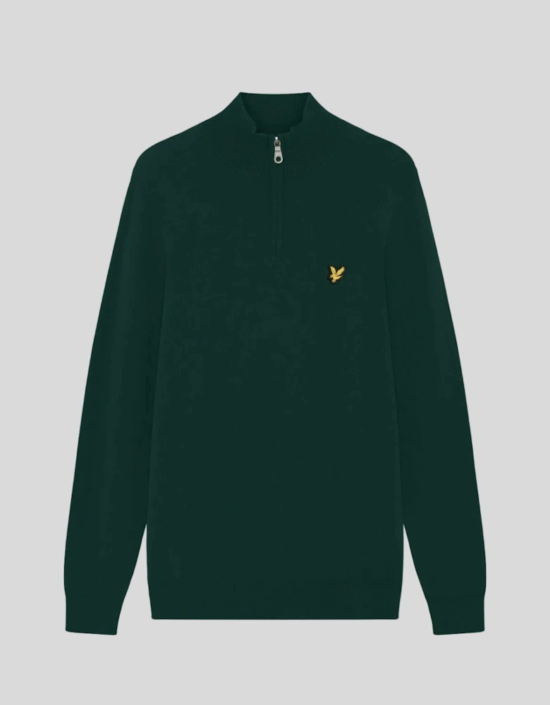 Cotton Merino 1/4 Zip Jumper