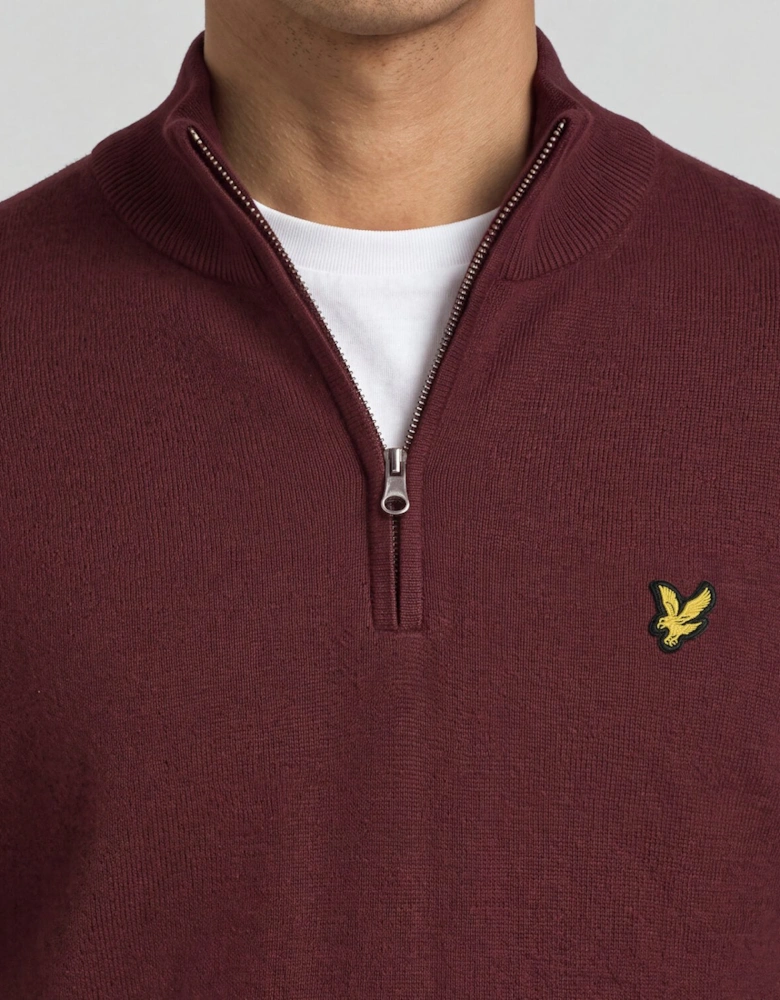 Cotton Merino 1/4 Zip Jumper