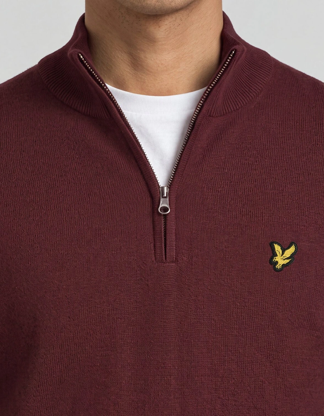 Cotton Merino 1/4 Zip Jumper