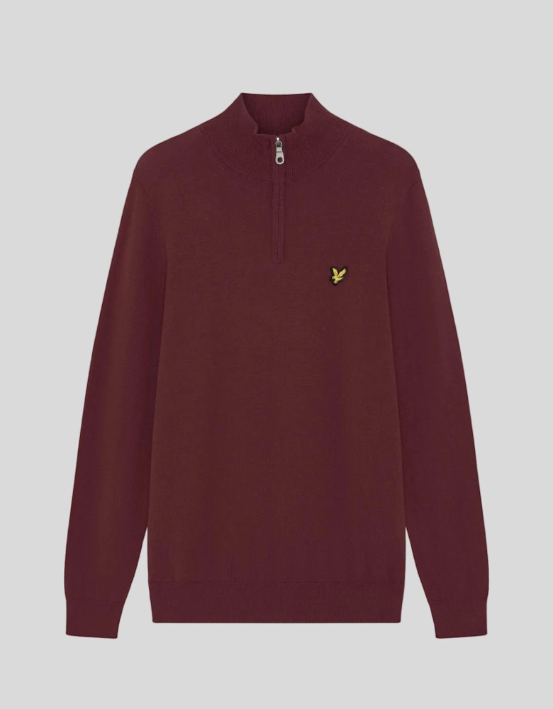 Cotton Merino 1/4 Zip Jumper