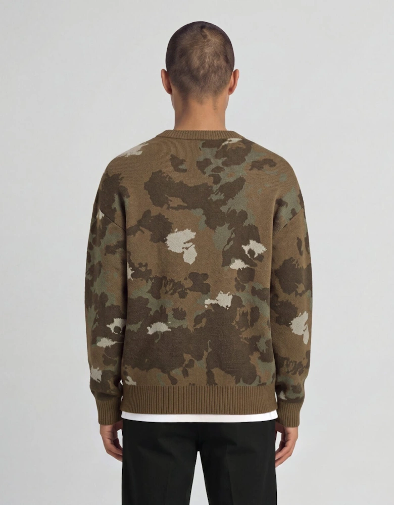 Animal Print Jacquard Jumper