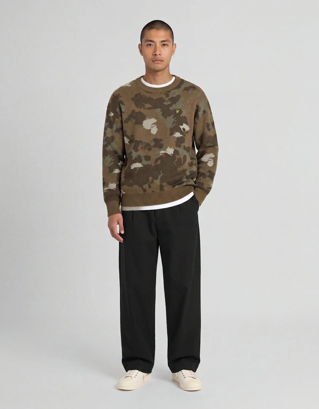 Animal Print Jacquard Jumper