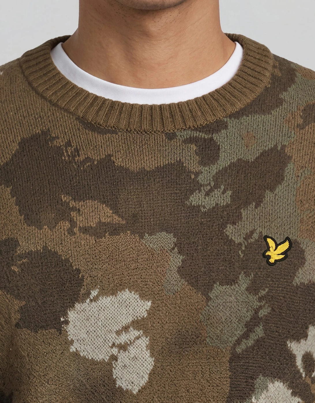 Animal Print Jacquard Jumper
