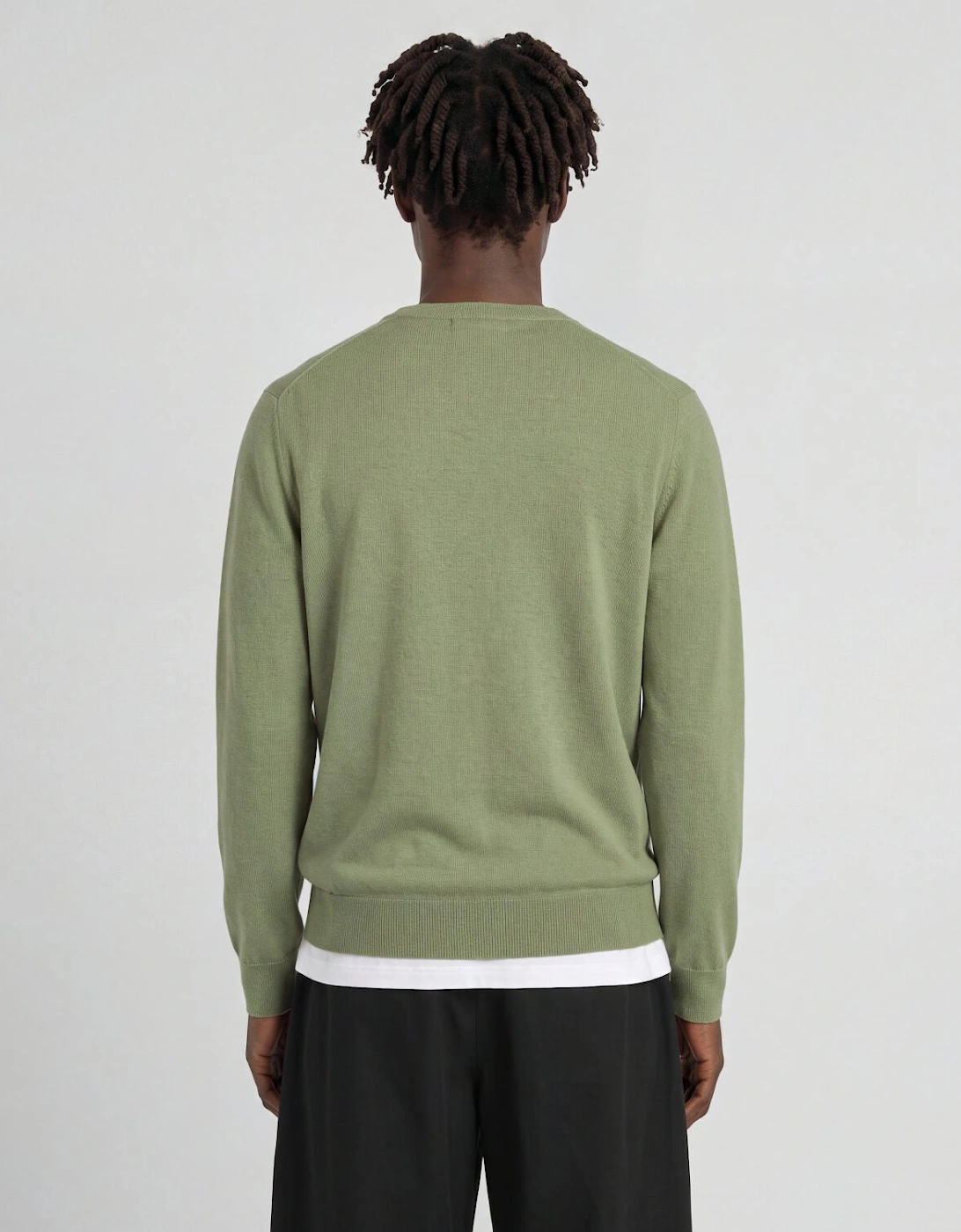 Cotton Merino Crew Neck Jumper