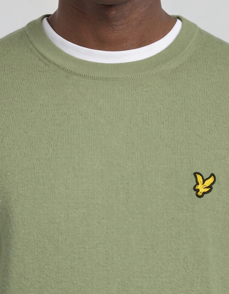 Cotton Merino Crew Neck Jumper
