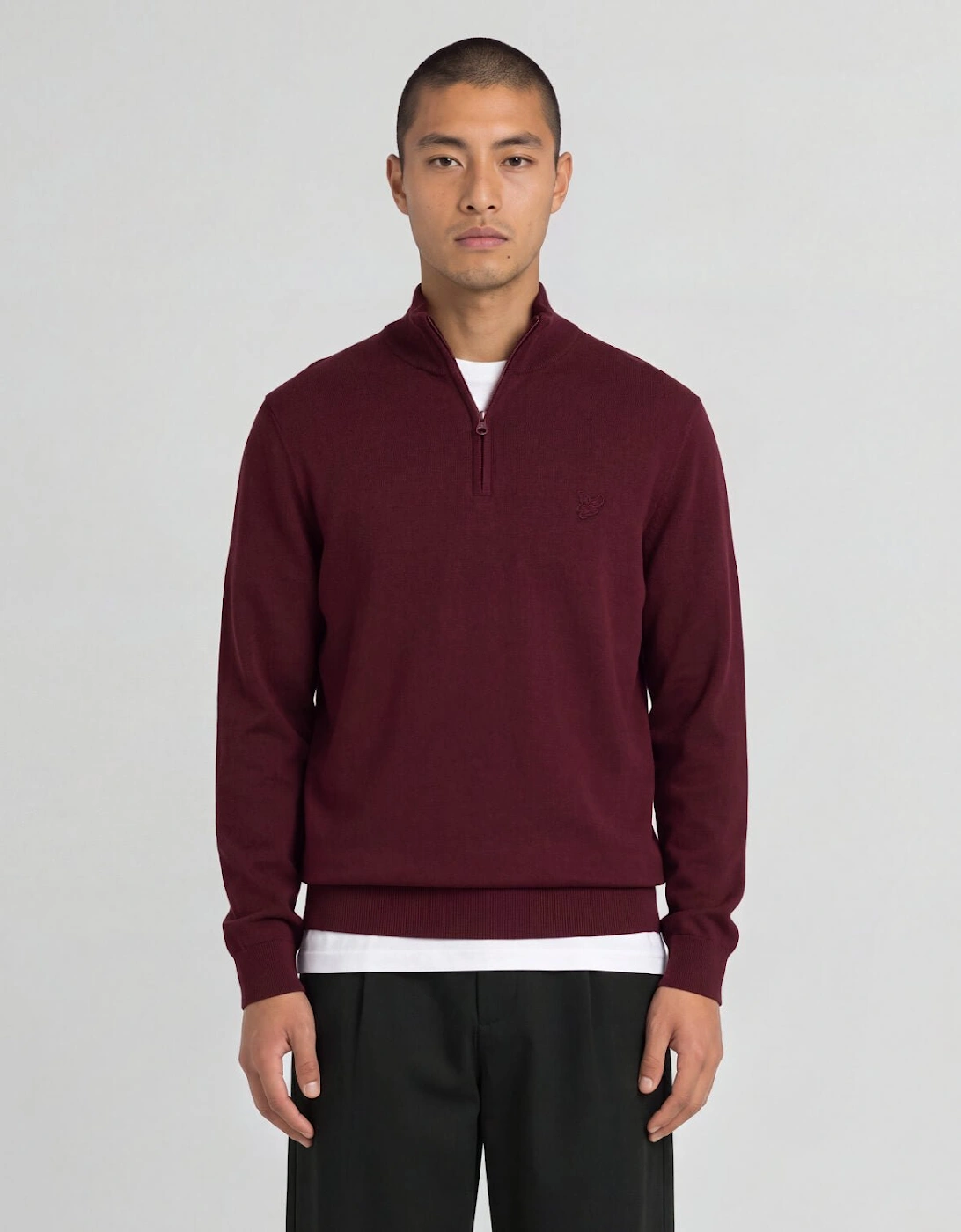 Merino Wool 1/4 Zip Jumper