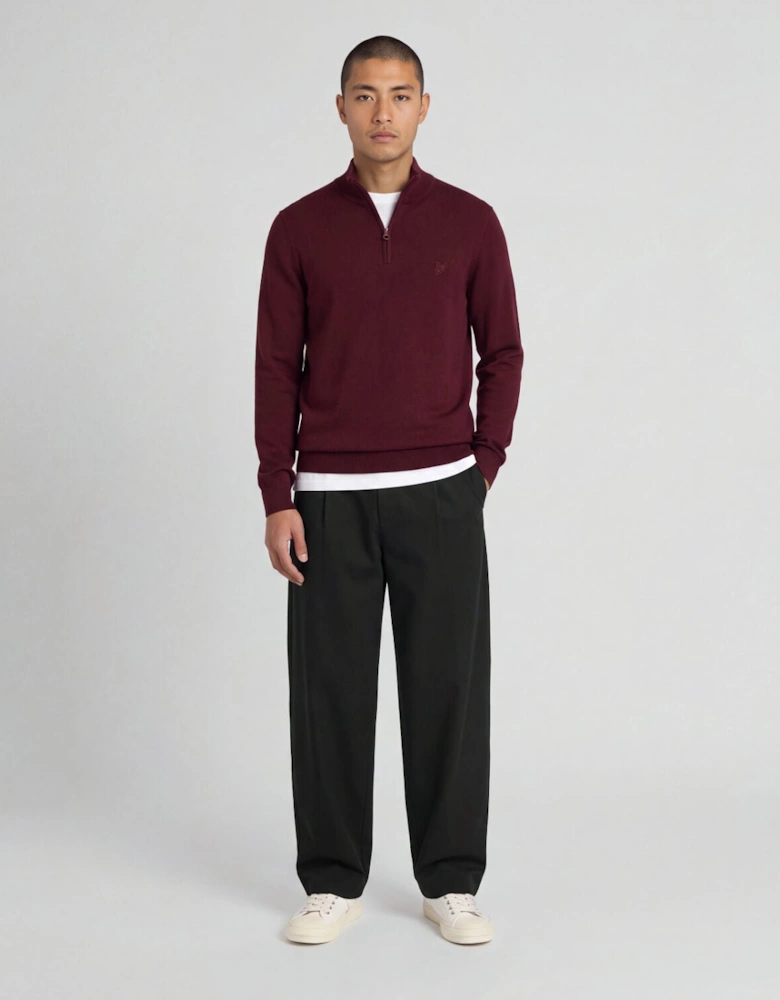 Merino Wool 1/4 Zip Jumper
