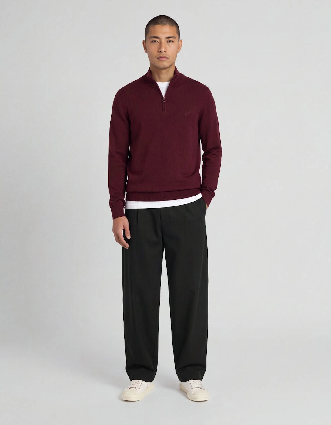Merino Wool 1/4 Zip Jumper