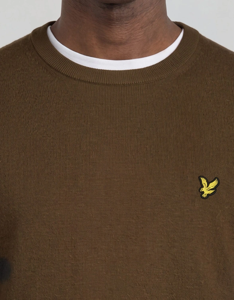 Cotton Merino Crew Neck Jumper