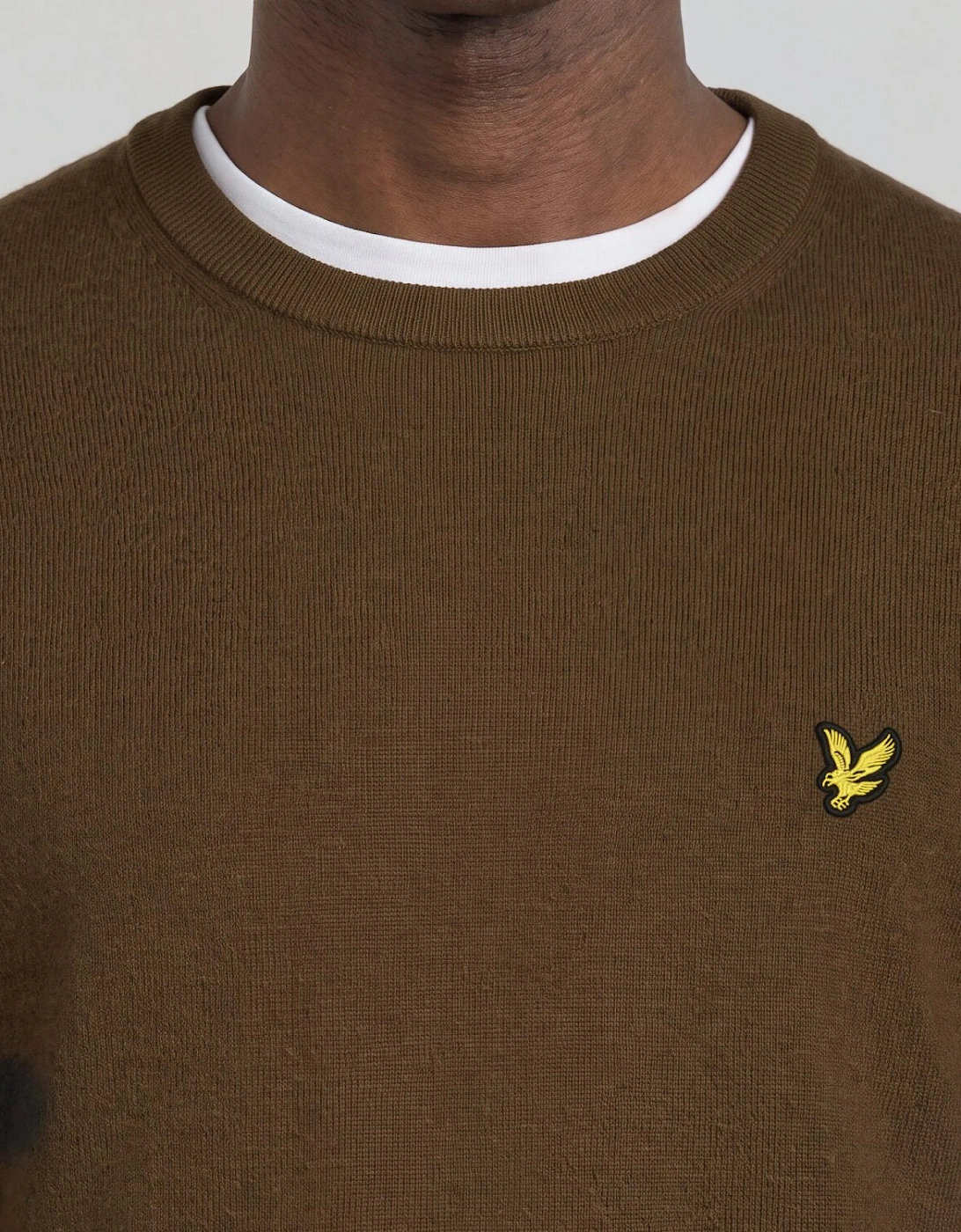 Cotton Merino Crew Neck Jumper