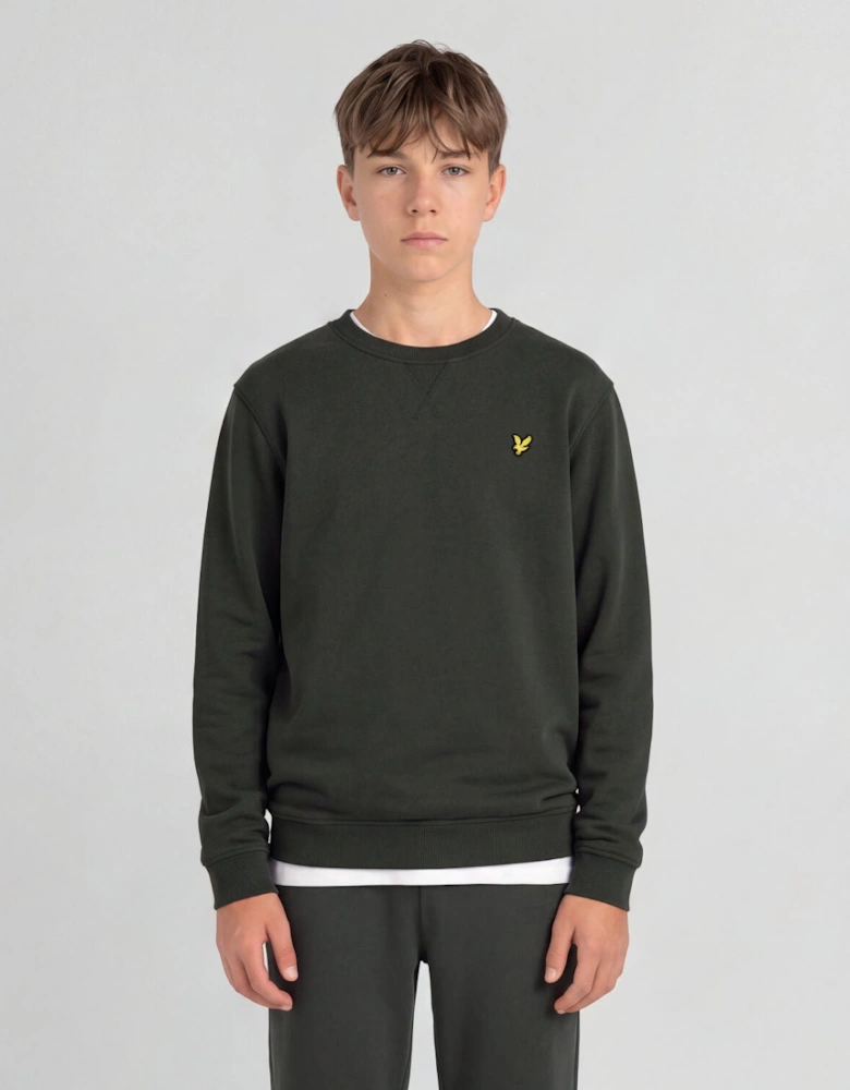 Cotton Crew Neck Sweatshirt