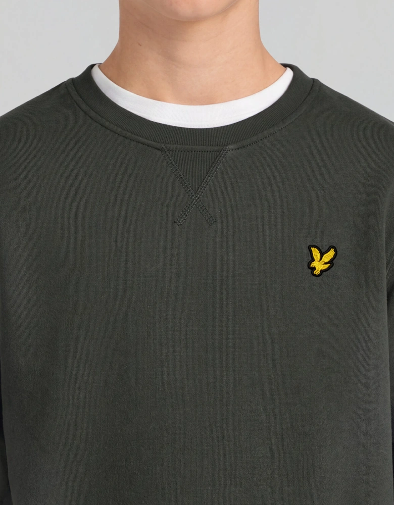 Cotton Crew Neck Sweatshirt
