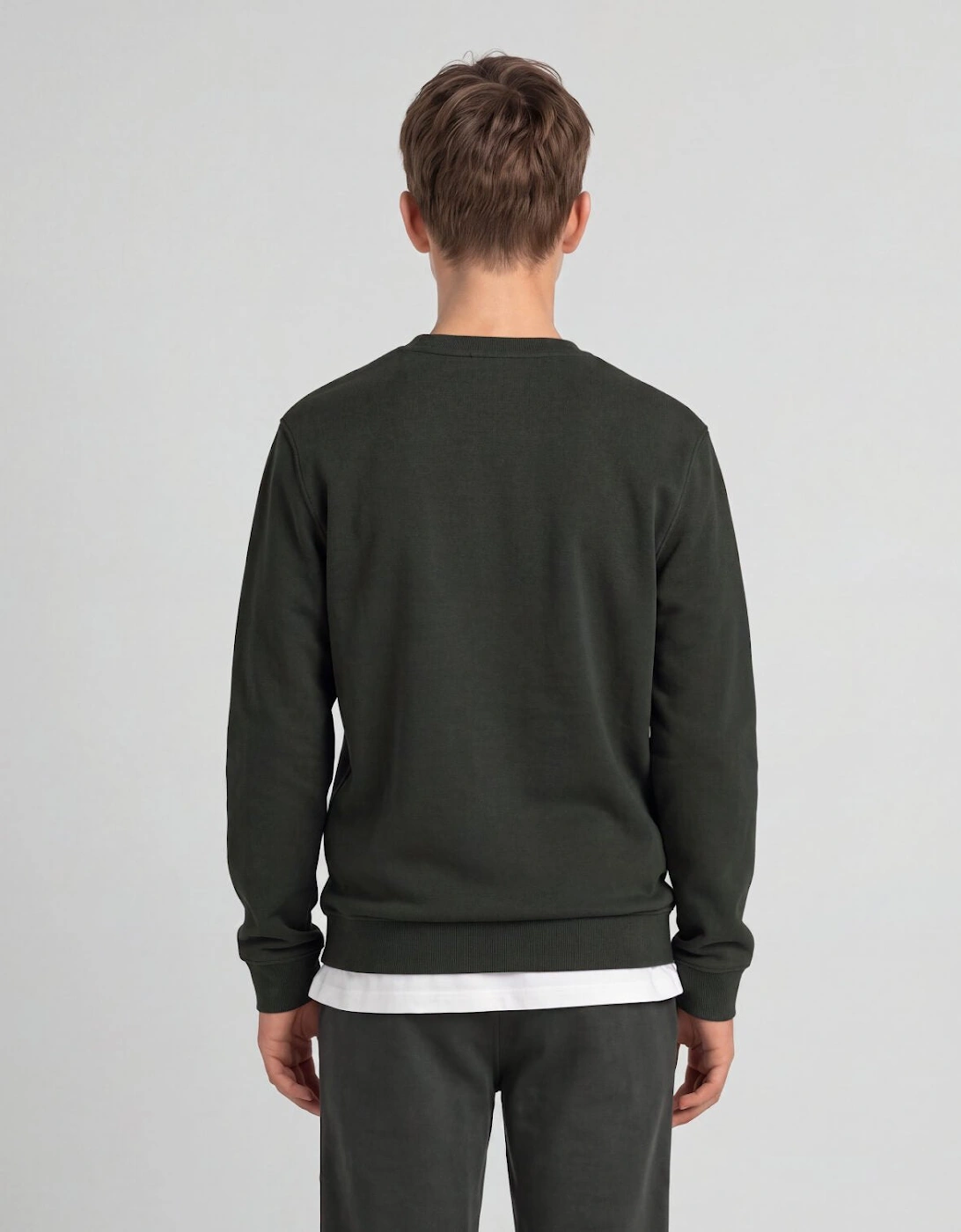 Cotton Crew Neck Sweatshirt
