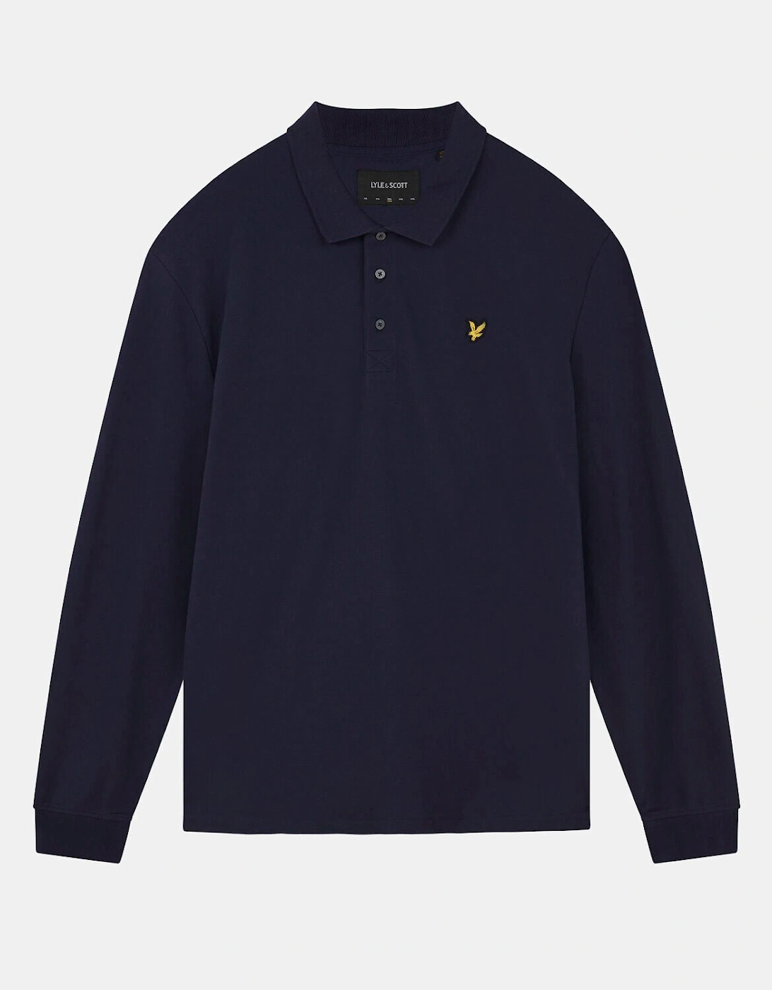 Long Sleeve Cotton Polo Shirt
