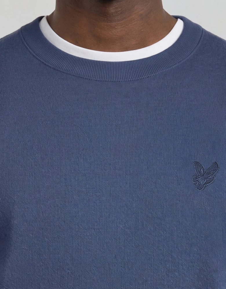 Superfine Cotton Crew Neck Jumper
