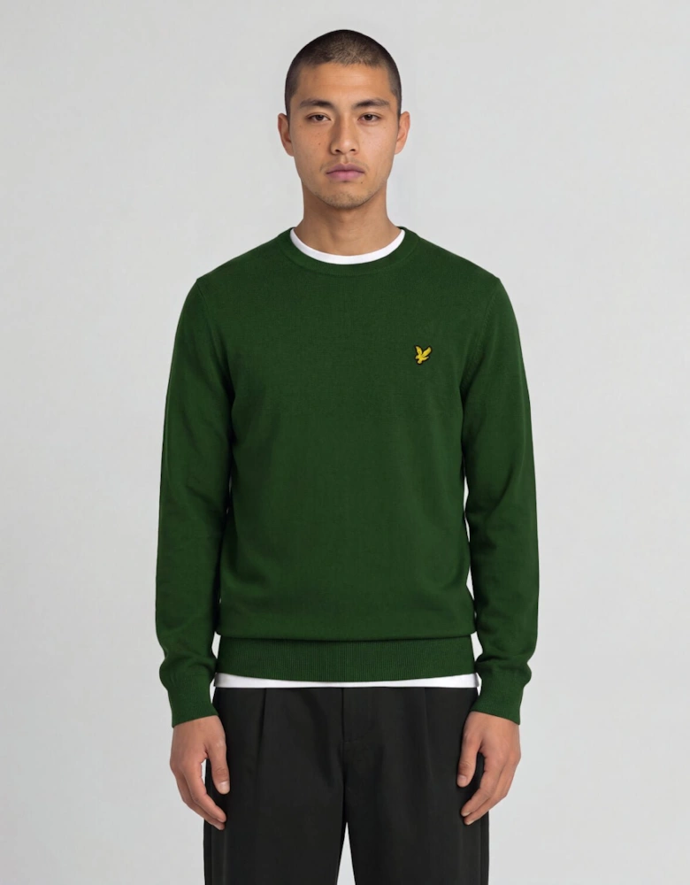 Cotton Merino Crew Neck Jumper