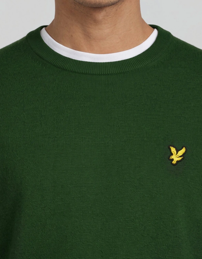Cotton Merino Crew Neck Jumper