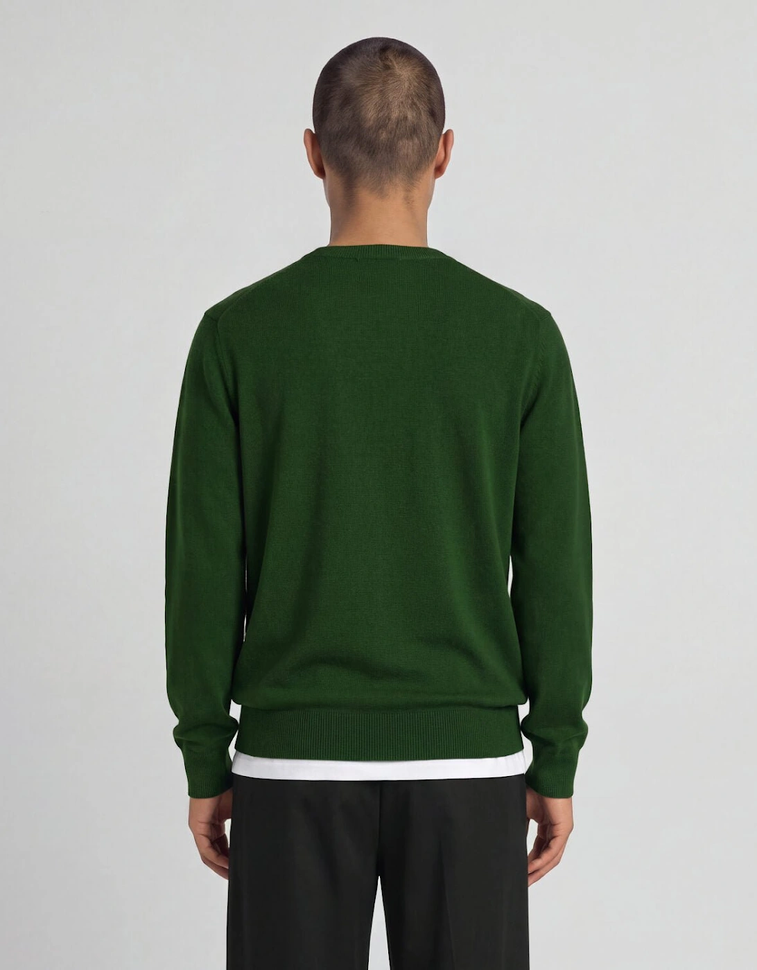 Cotton Merino Crew Neck Jumper