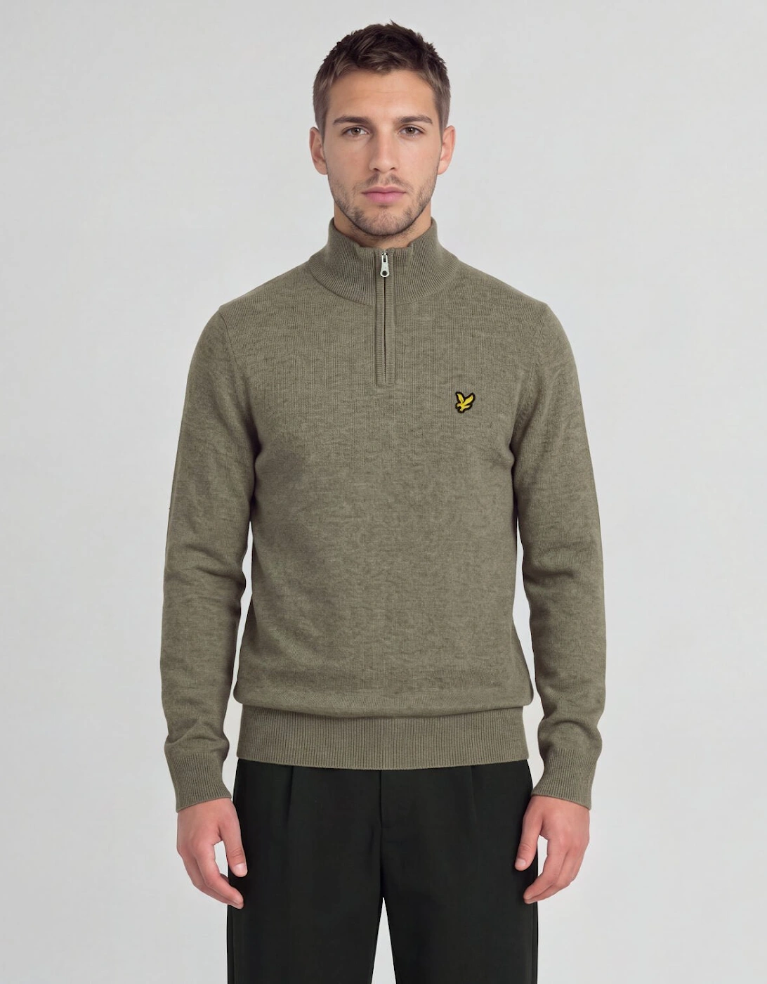 Lambswool Blend 1/4 Zip Jumper