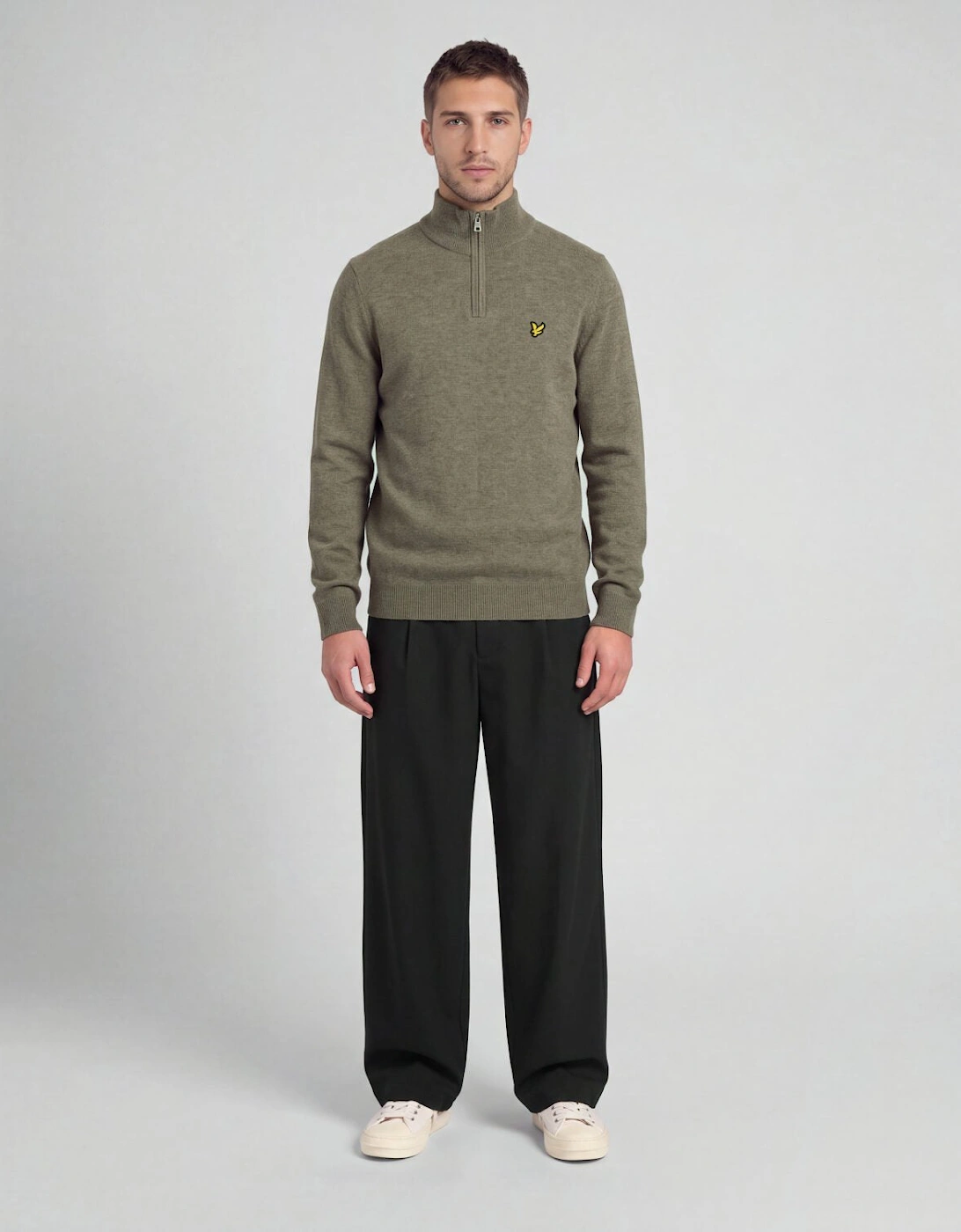 Lambswool Blend 1/4 Zip Jumper