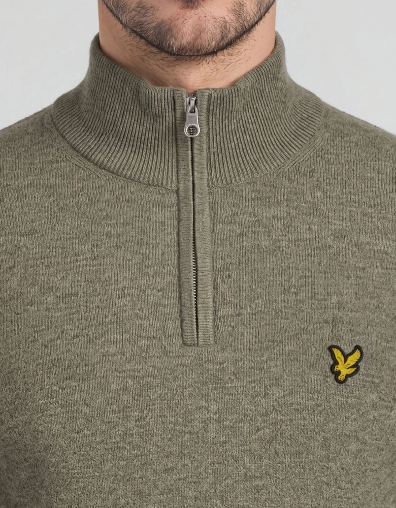 Lambswool Blend 1/4 Zip Jumper