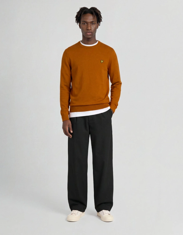 Cotton Merino Crew Neck Jumper