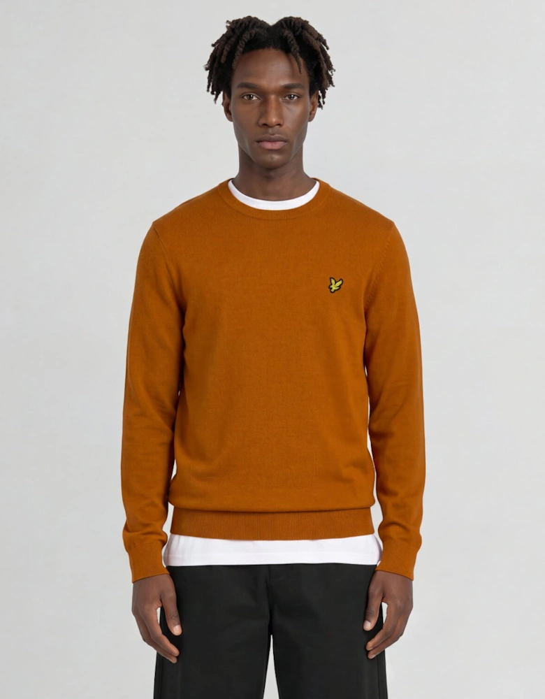 Cotton Merino Crew Neck Jumper