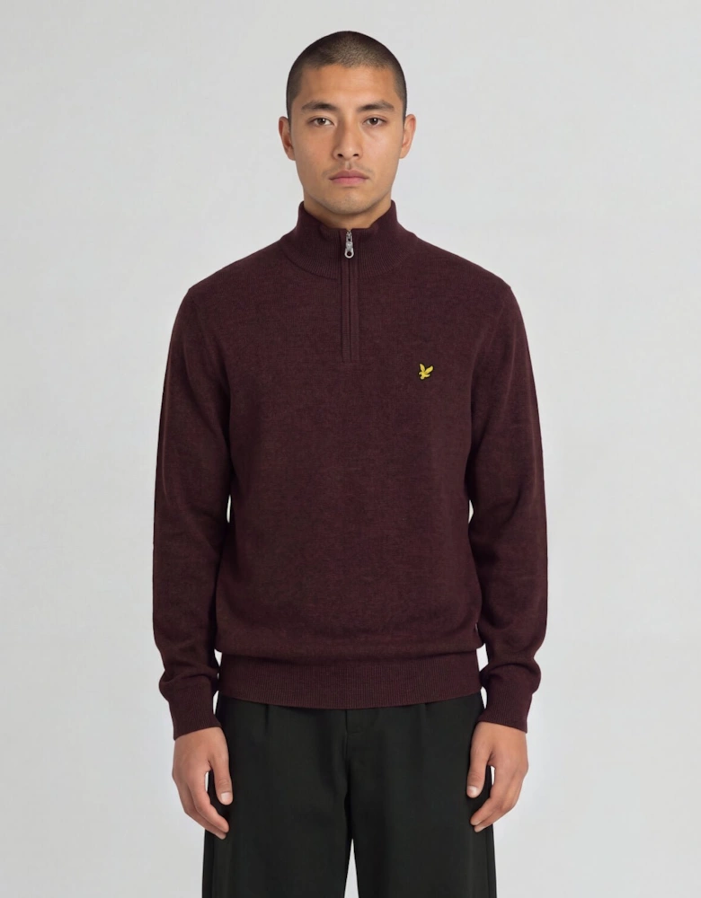 Lambswool Blend 1/4 Zip Jumper
