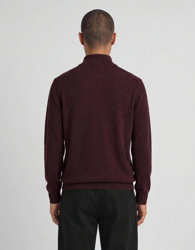 Lambswool Blend 1/4 Zip Jumper