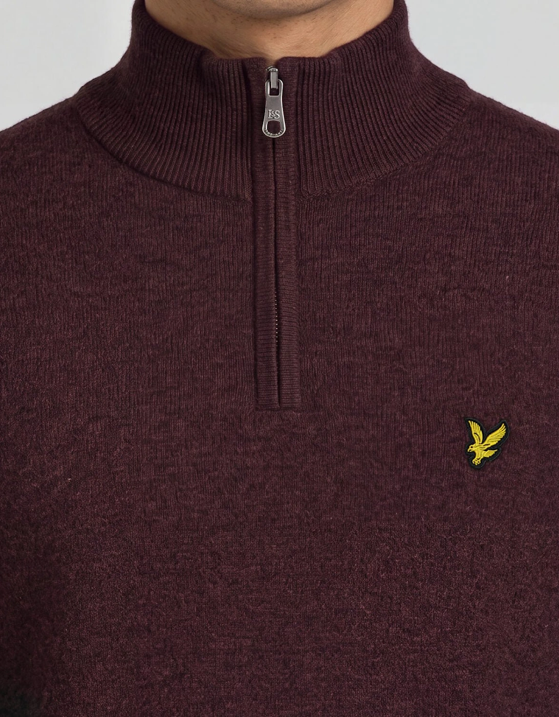 Lambswool Blend 1/4 Zip Jumper