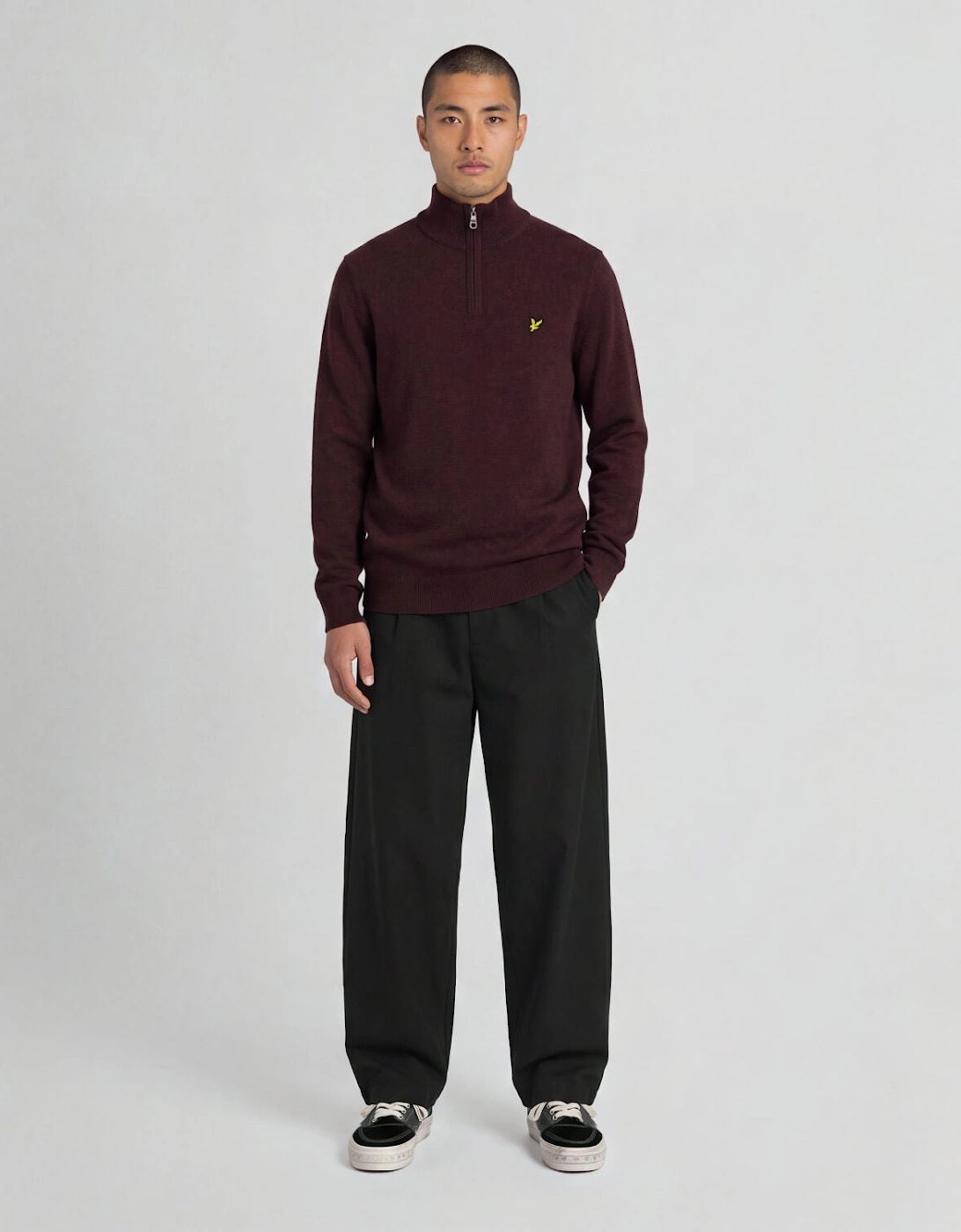 Lambswool Blend 1/4 Zip Jumper