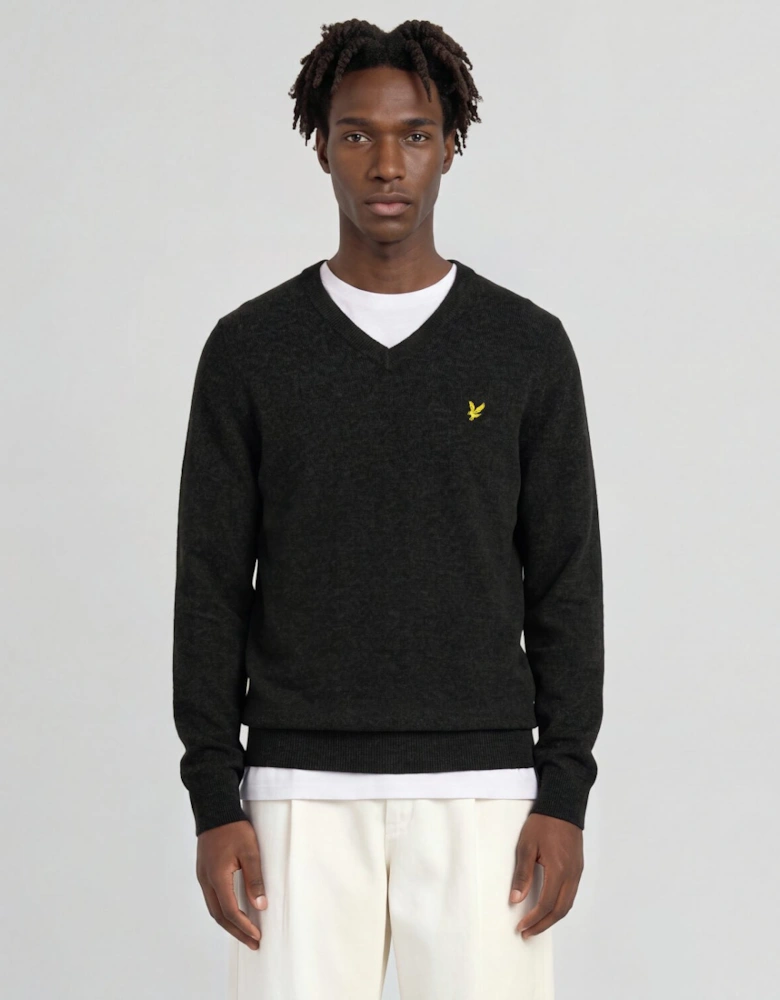 Lambswool Blend V-Neck Jumper