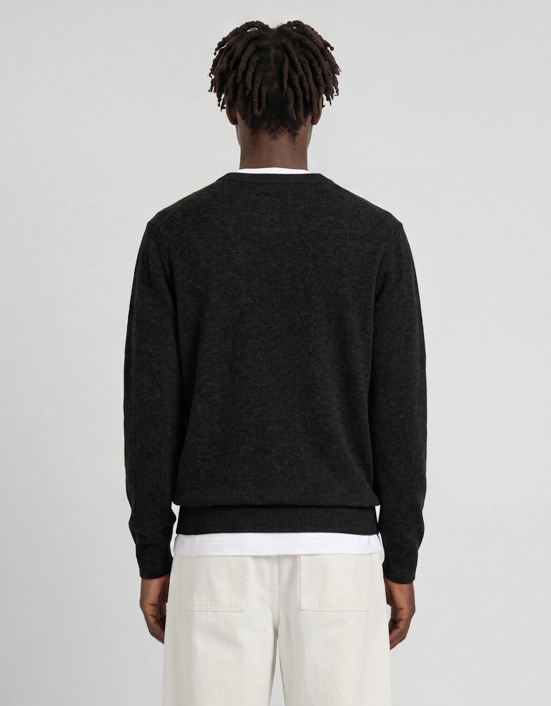 Lambswool Blend V-Neck Jumper