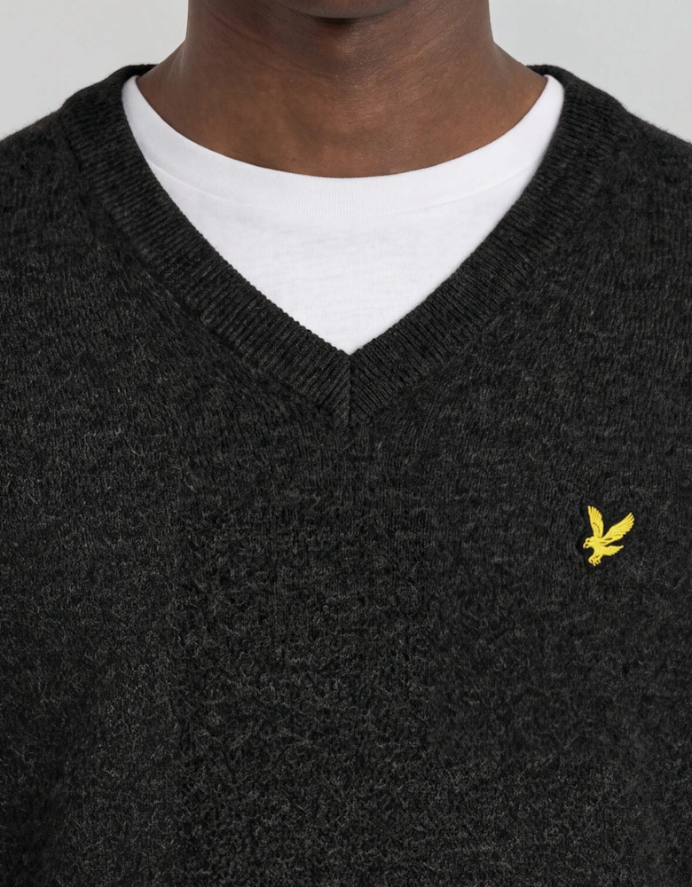 Lambswool Blend V-Neck Jumper