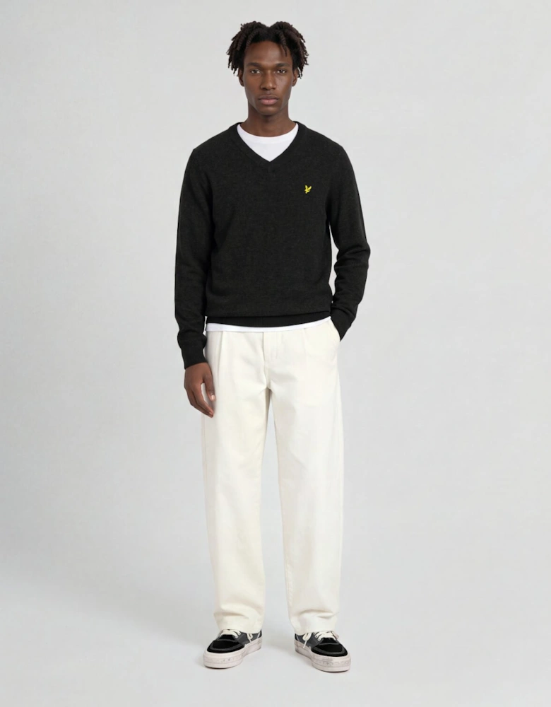 Lambswool Blend V-Neck Jumper