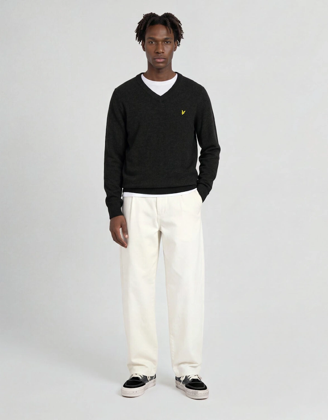 Lambswool Blend V-Neck Jumper