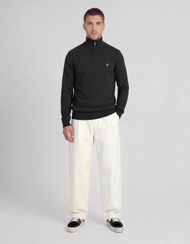 Cotton Merino 1/4 Zip Jumper