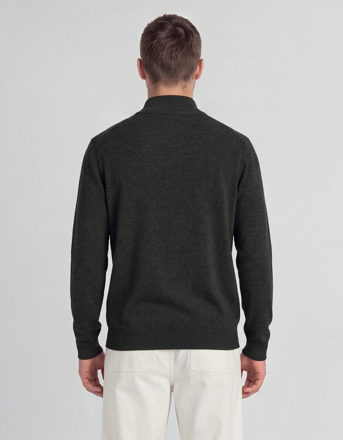 Cotton Merino 1/4 Zip Jumper