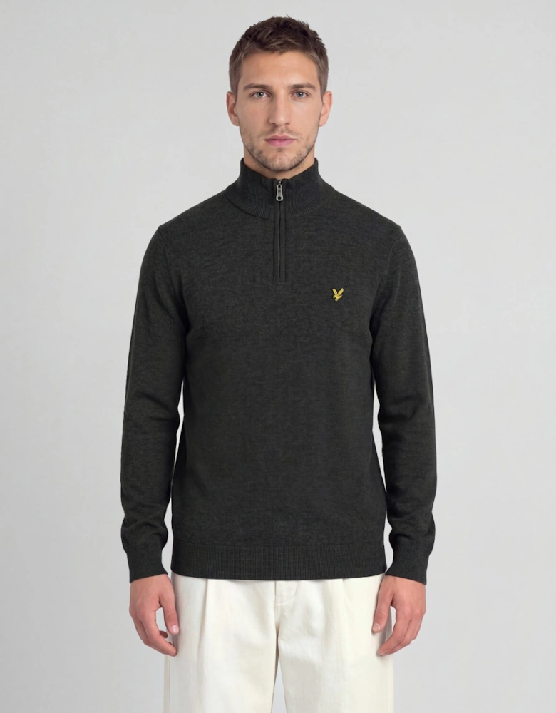 Cotton Merino 1/4 Zip Jumper