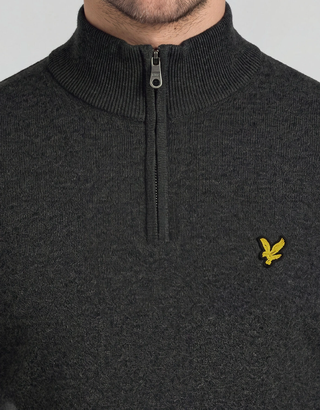 Cotton Merino 1/4 Zip Jumper