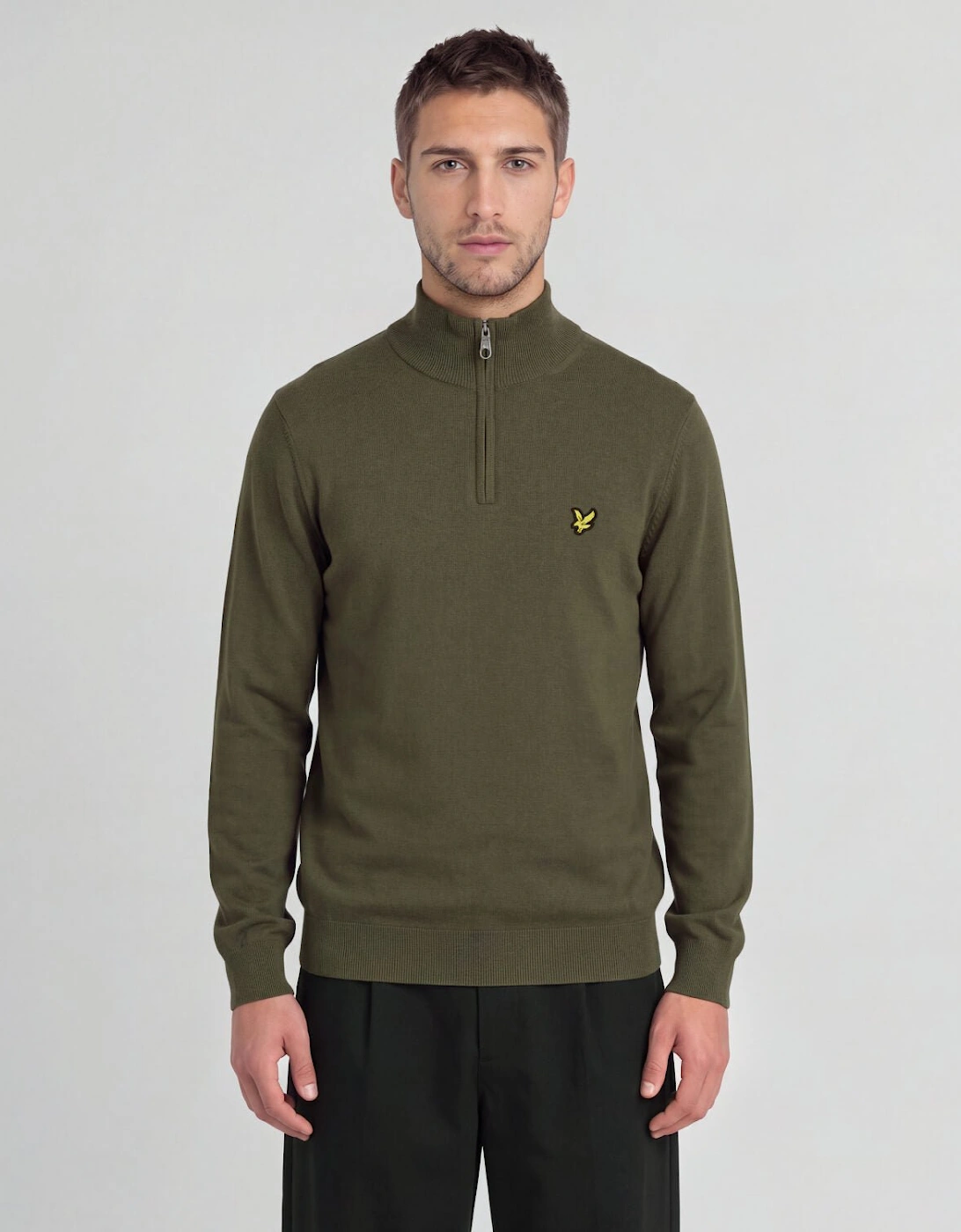 Cotton Merino 1/4 Zip Jumper