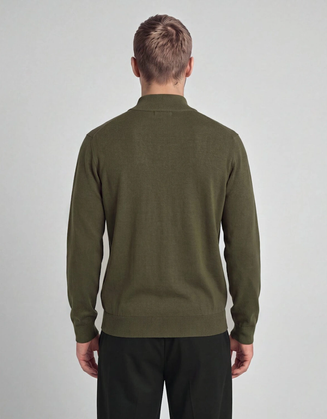 Cotton Merino 1/4 Zip Jumper